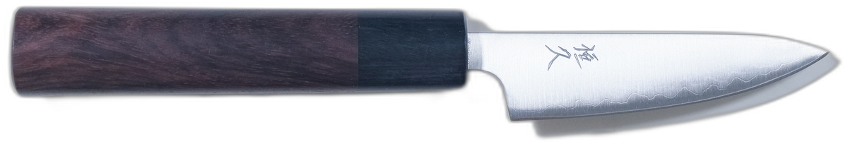 Tsunehisa Aogami Super Petty - Migaki 80mm bıçak anatomisi: ağız, sırt, sap ve tang bölümleri