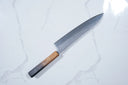 Tsunehisa AUS-10 Gyuto - Nawame Damascus 240mm — görsel 8