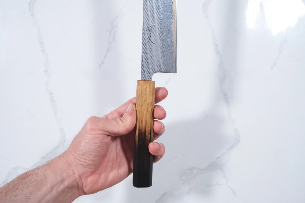 Tsunehisa AUS-10 Gyuto - Nawame Damascus 240mm
