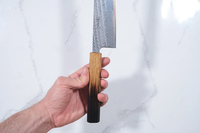 Tsunehisa AUS-10 Gyuto - Nawame Damascus 240mm