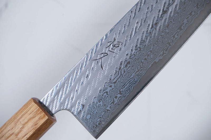 Tsunehisa AUS-10 Gyuto - Nawame Damascus 240mm