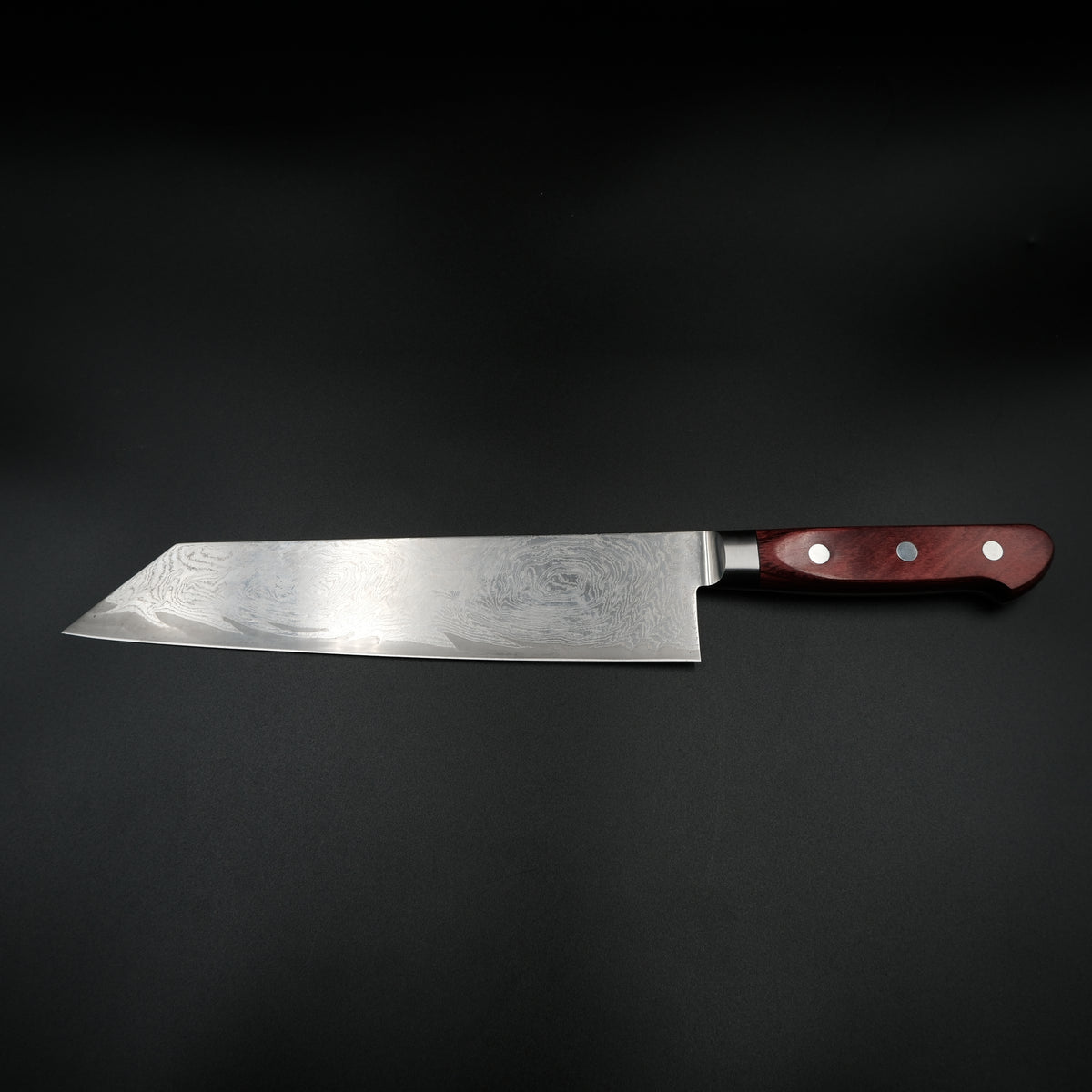 Tsunehisa AUS-10 Kiritsuke - Damascus 210mm kırmızı
