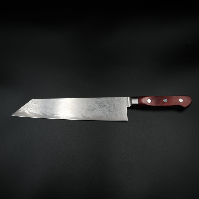 Tsunehisa AUS-10 Kiritsuke - Damascus 210mm kırmızı