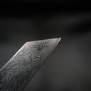 Tsunehisa AUS-10 Kiritsuke - Damascus 210mm kırmızı — görsel 4