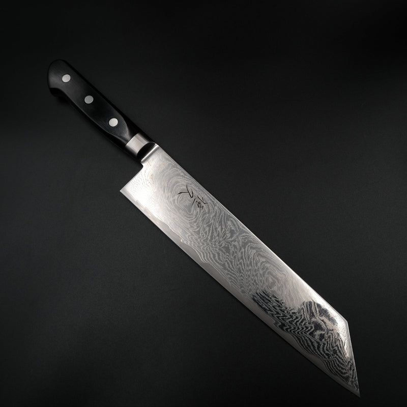 Tsunehisa AUS-10 Kiritsuke - Nami Damascus 210mm (Siyah Sap)