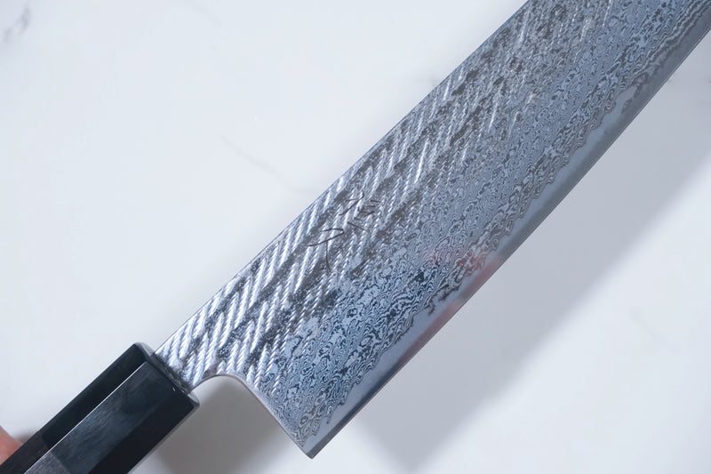 Tsunehisa Ginsan Gyuto - Nawame Damascus 240mm