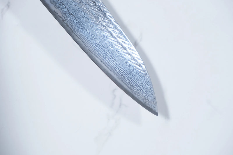 Tsunehisa Ginsan Gyuto - Nawame Damascus 240mm