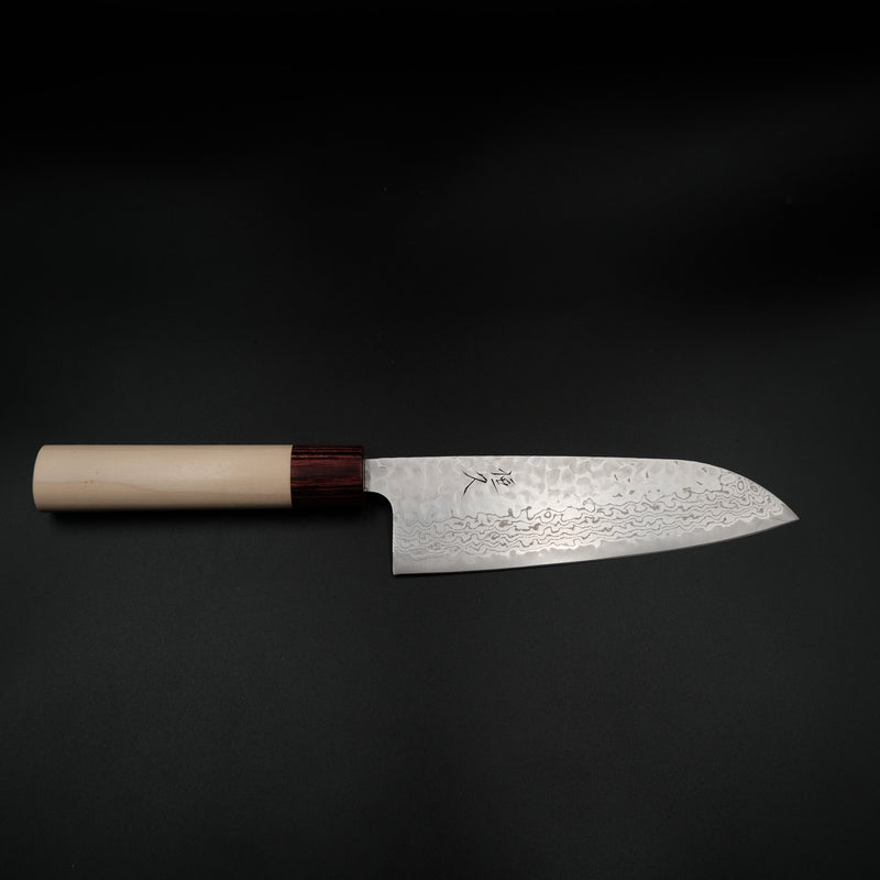 Tsunehisa Ginsan Santoku - Geppaku 165mm — Japon mutfak bıçağı (görünüm 2)