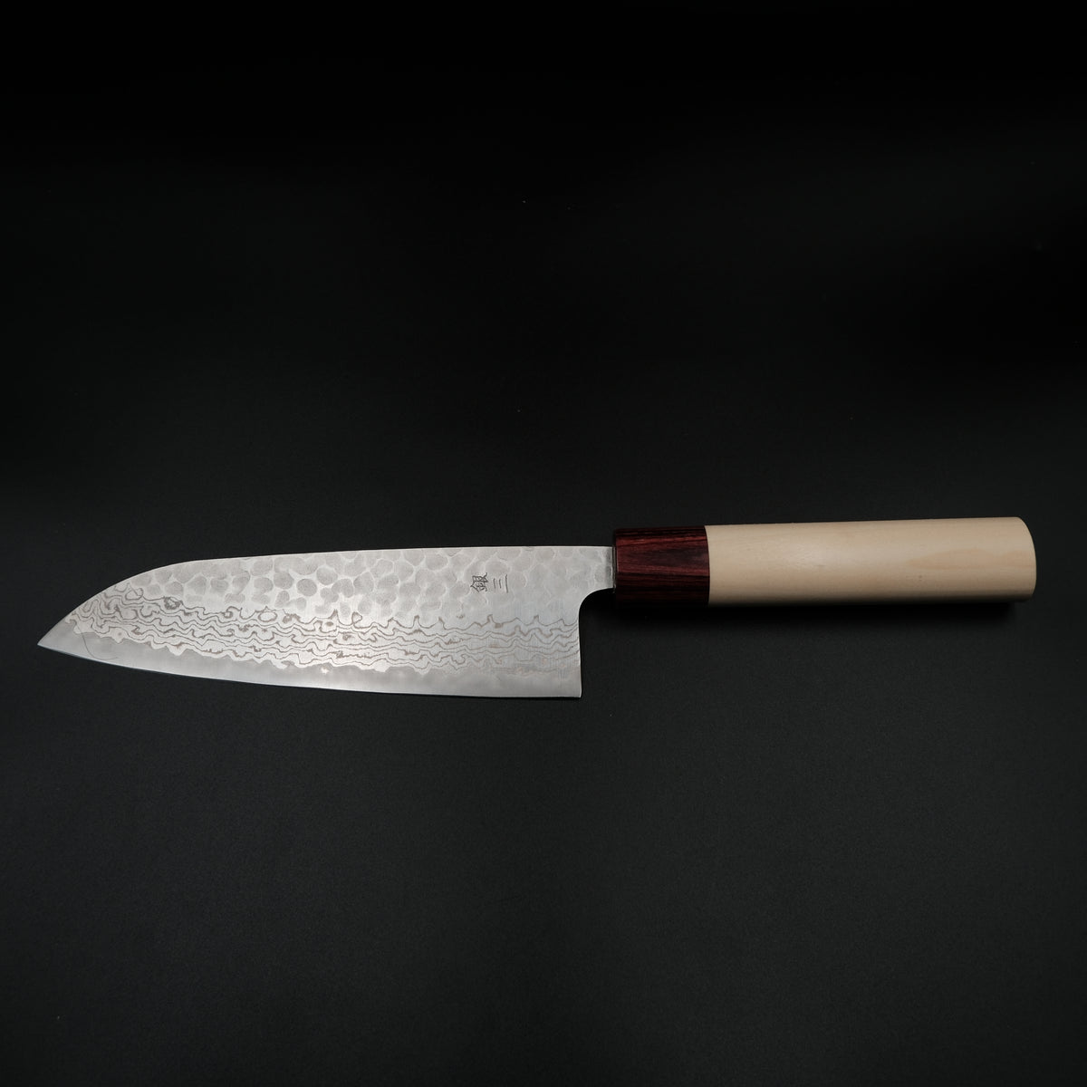 Tsunehisa Ginsan Santoku - Geppaku 165mm — Japon mutfak bıçağı (görünüm 4)
