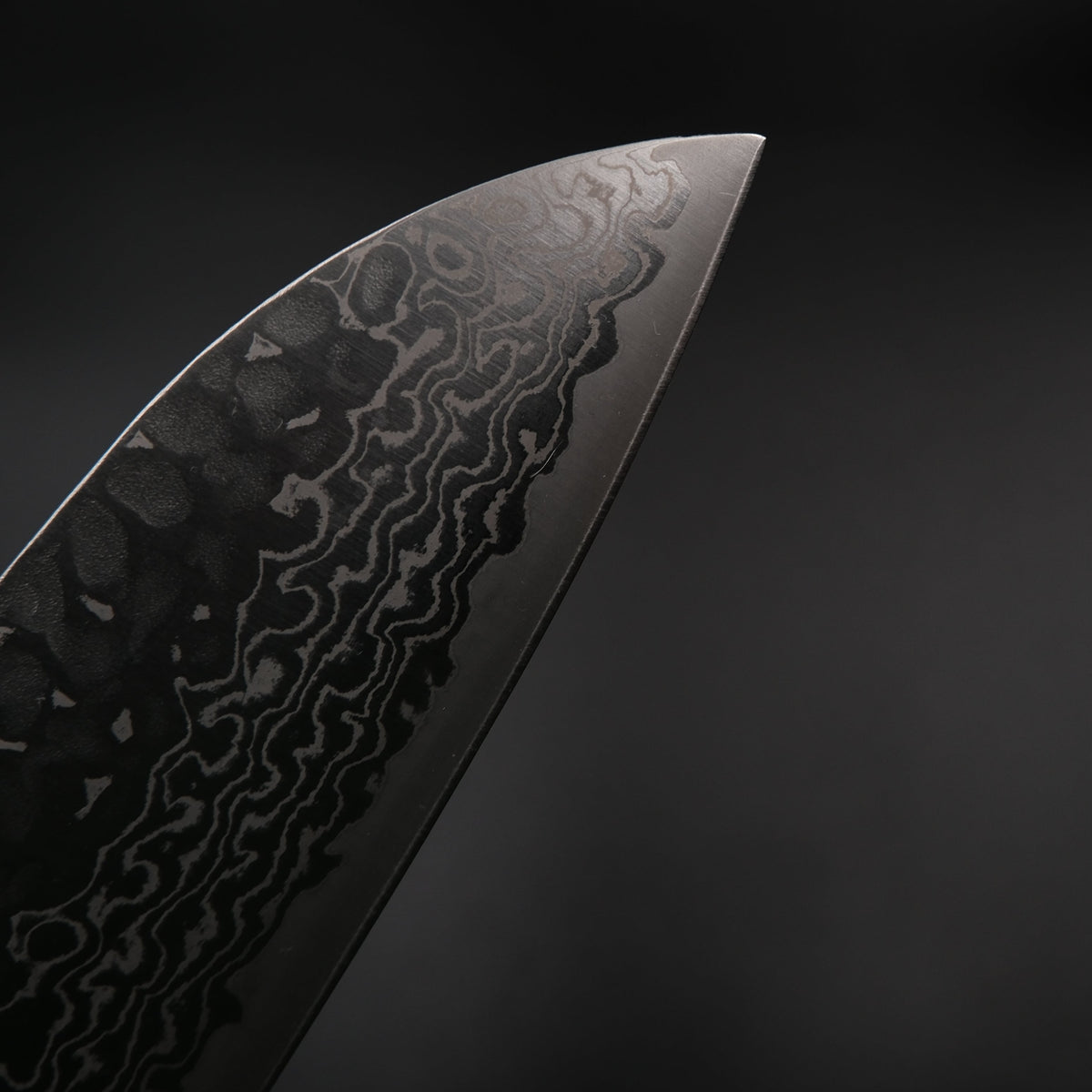 Tsunehisa Ginsan Santoku - Geppaku 165mm — Japon mutfak bıçağı (görünüm 9)