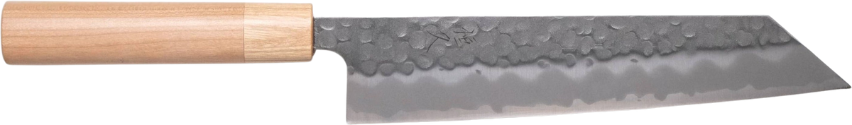 Tsunehisa Shirogami #2 Kiritsuke - Tsuchime 210mm bıçak anatomisi: ağız, sırt, sap ve tang bölümleri