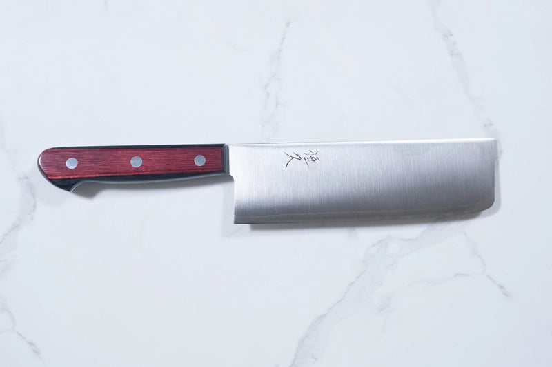Tsunehisa SLD Nakiri - Migaki 165mm (Kırmızı Sap)
