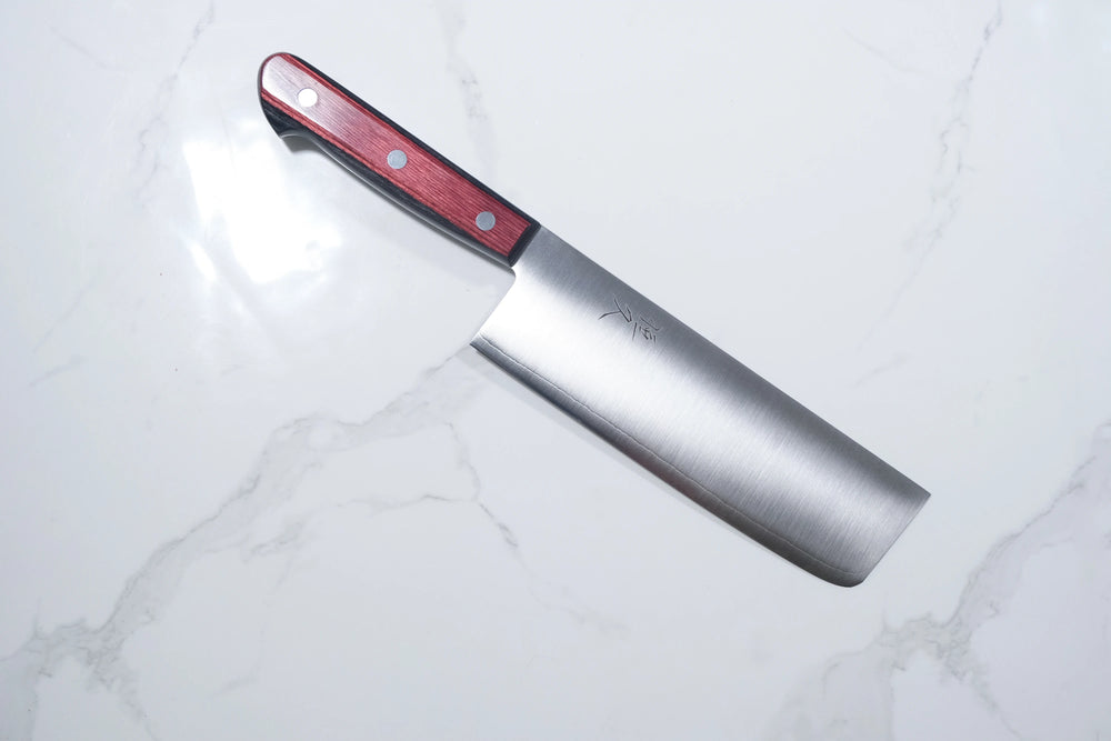 Tsunehisa SLD Nakiri - Migaki 165mm (Kırmızı Sap)