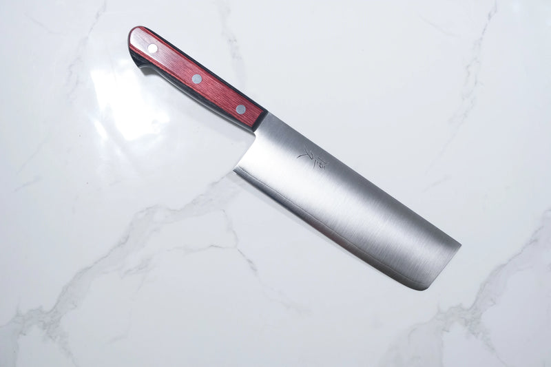 Tsunehisa SLD Nakiri - Migaki 165mm (Kırmızı Sap)