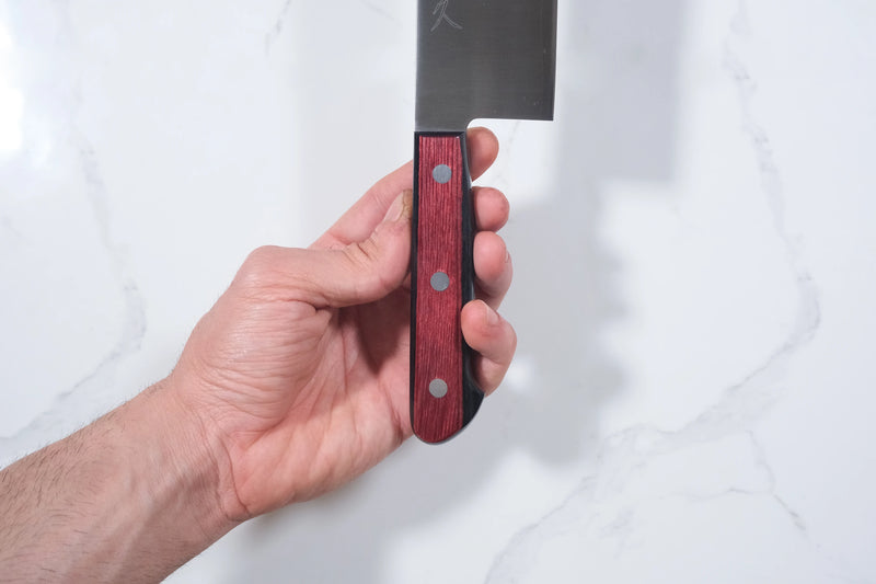 Tsunehisa SLD Nakiri - Migaki 165mm (Kırmızı Sap)