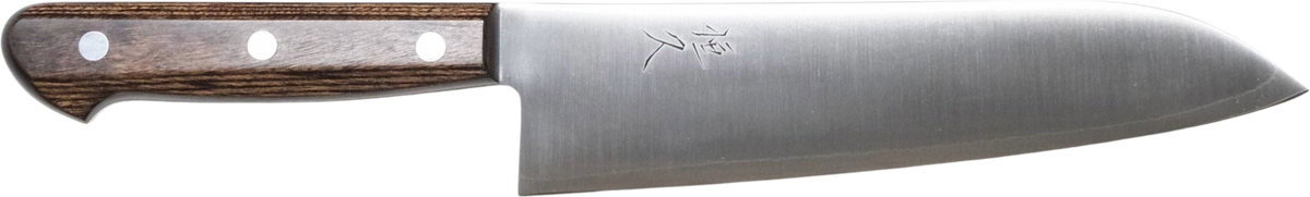 Tsunehisa SLD Santoku - Migaki 180mm bıçak anatomisi: ağız, sırt, sap ve tang bölümleri