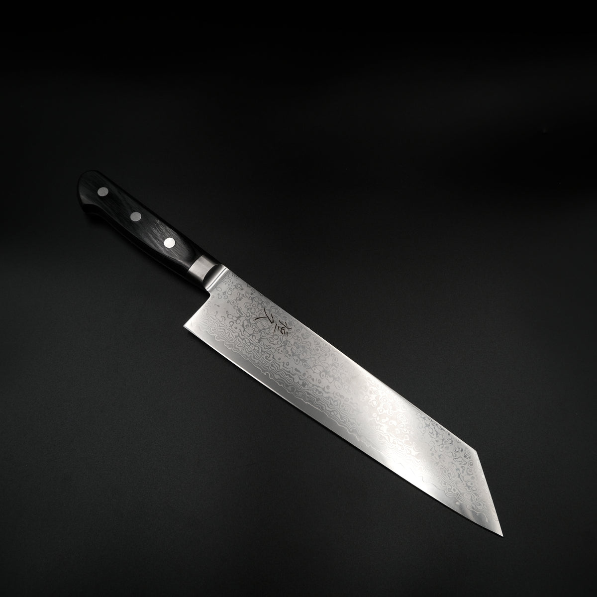 Tsunehisa VG-10 Kiritsuke - Damascus 210mm siyah sap