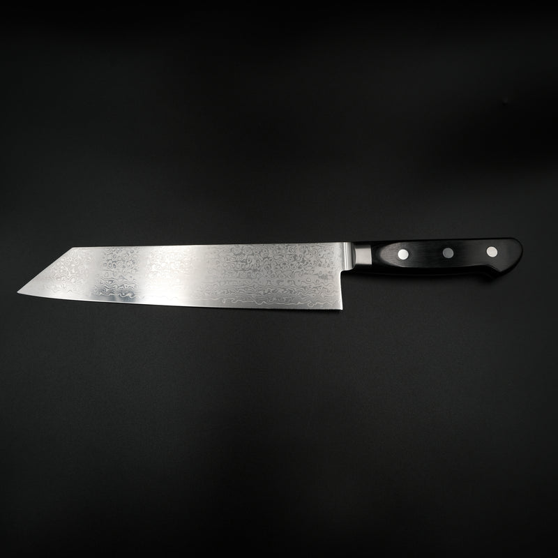 Tsunehisa VG-10 Kiritsuke - Damascus 210mm siyah sap
