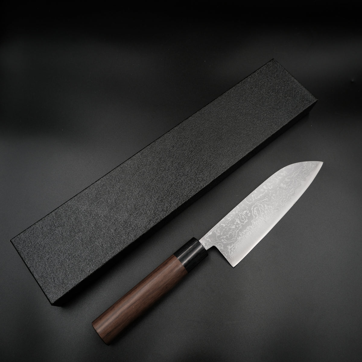 Tsutomu Kajiwara Aogami #2 Santoku - Damascus 165mm