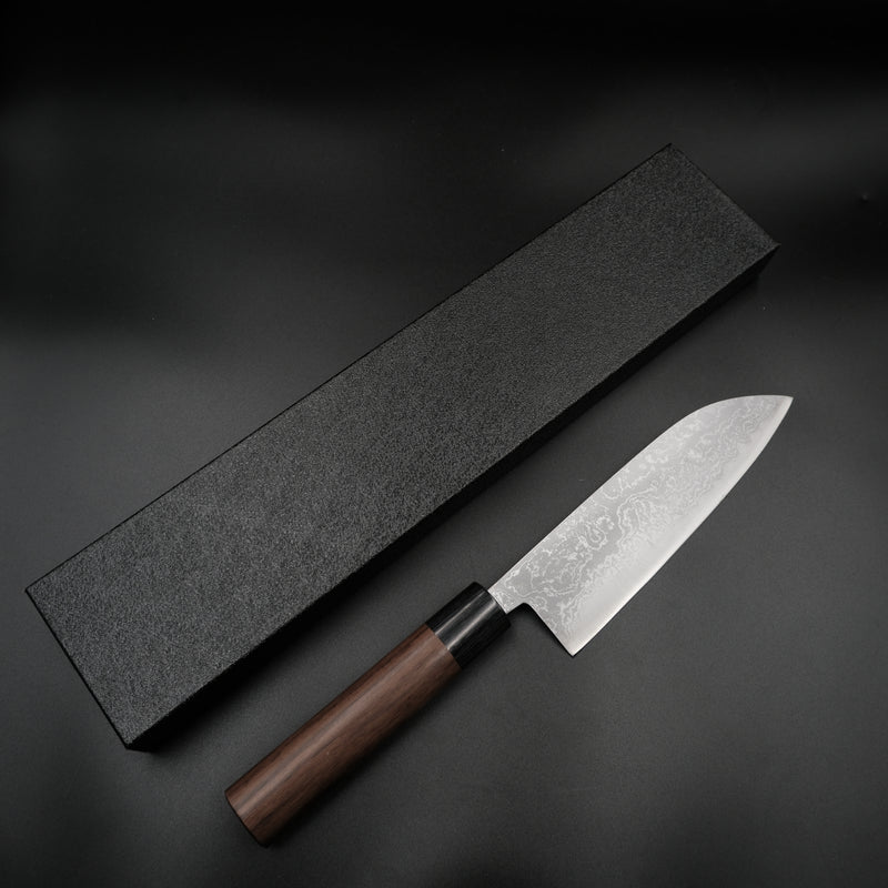 Tsutomu Kajiwara Aogami #2 Santoku - Damascus 165mm