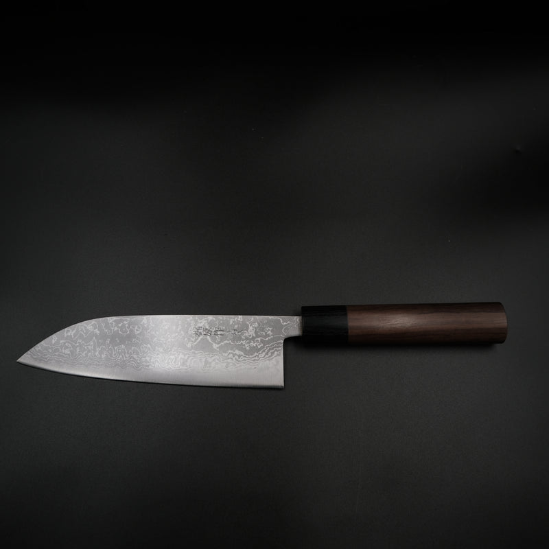 Tsutomu Kajiwara Aogami #2 Santoku - Damascus 165mm