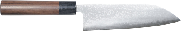 Tsutomu Kajiwara Aogami #2 Santoku - Damascus 165mm — Santoku